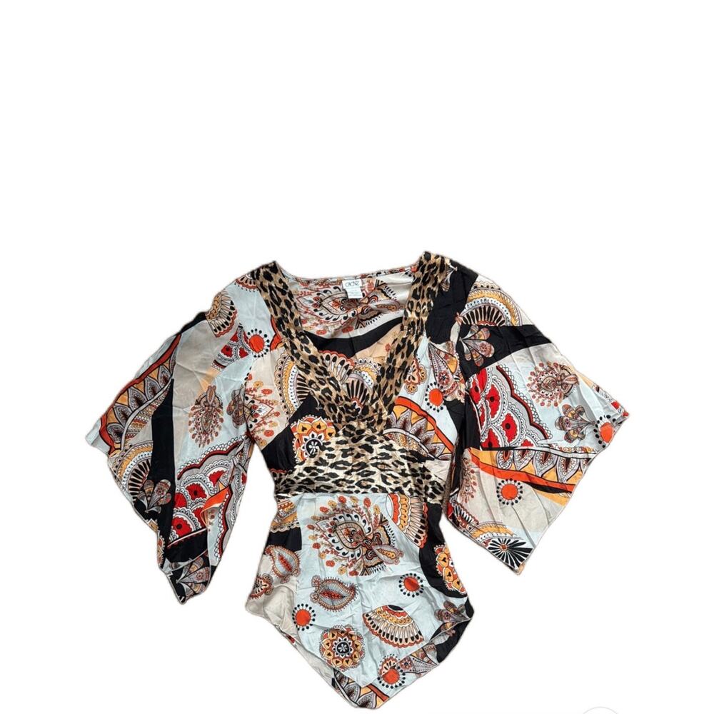 Vintage Cache Silk Babydoll Top